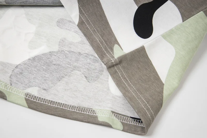 D316# ​​Top P132 D317# Pants P136 DENIM TEARS Kapok European and American fashion brand high quality correct version foam flocking camouflage printed short-sleeved suit Color Camouflage blue Camouflage powder Camouflage gray Camouflage apricot Camouflage green Size S-XL